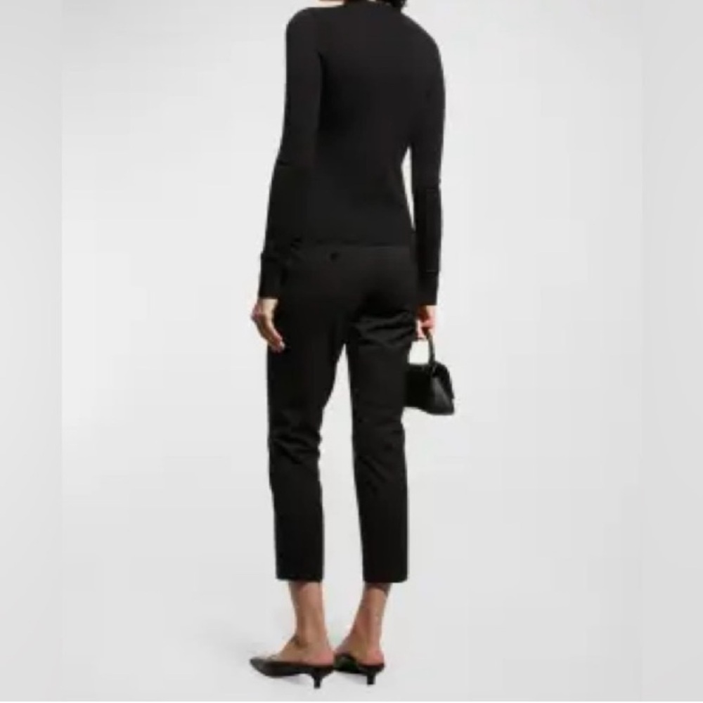 Theory preen Black V-Neck Wool Sweater - Picture 2 of 6